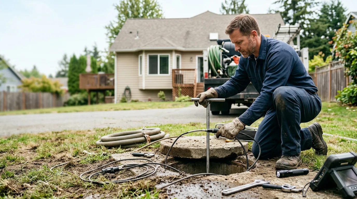 Septic Tank Pumping in Temple, ME